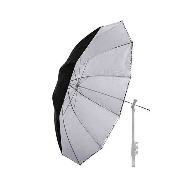 45" (105cm) White Convertible Umbrella