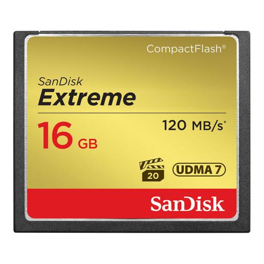 Sandisk 16GB High Speed Compact Flash Card
