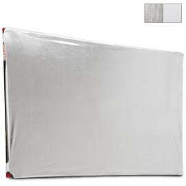 39x72" LitePanel Fabric White/Silver