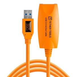 TetherPro USB 3.0 to USB F/M  Ext, 16' (5m) Org